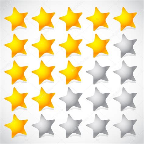 Star Star Rating Element Stock Vector Image By Vectorguy