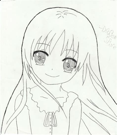 Cute Anime Girl Drawing at GetDrawings | Free download