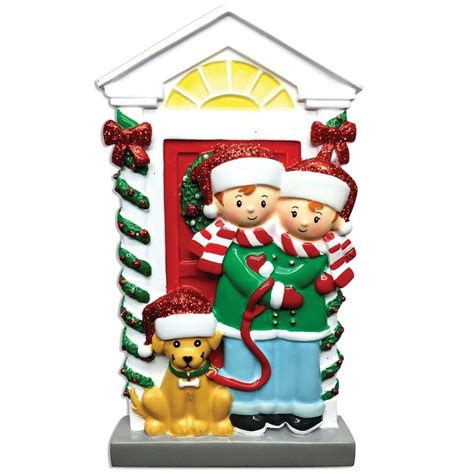 Dog Paw Personalized Ornaments - RetroFestive.ca