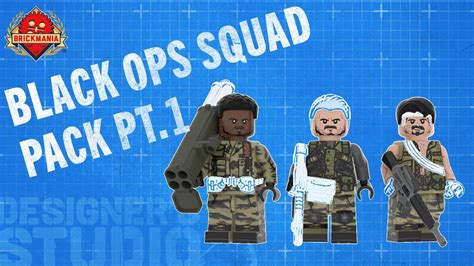 Black Ops Squad Pack Pt 1 Brickmania Designers Studio YouTube