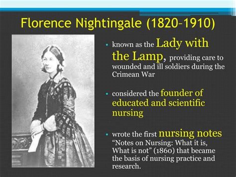 Florence Nightingale S Environment Theory Ppt