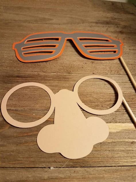 Glasses Photo Booth Props Custom Photo Booth Props Birthday Etsy