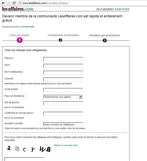 Exemple De Formulaire
