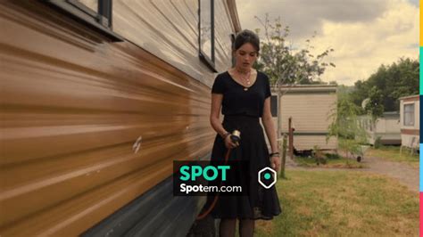 Black Midi A Line Lace Skirt Worn By Maeve Wiley Emma Mackey As Seen In Sex Education S E