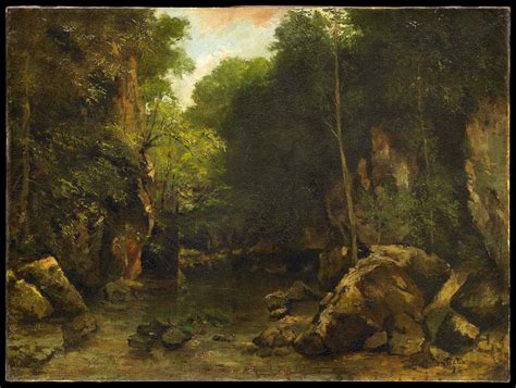 Courbet Gustave Le Ruisseau Du Puits Noir M0332 D 953 1 7 Pierre