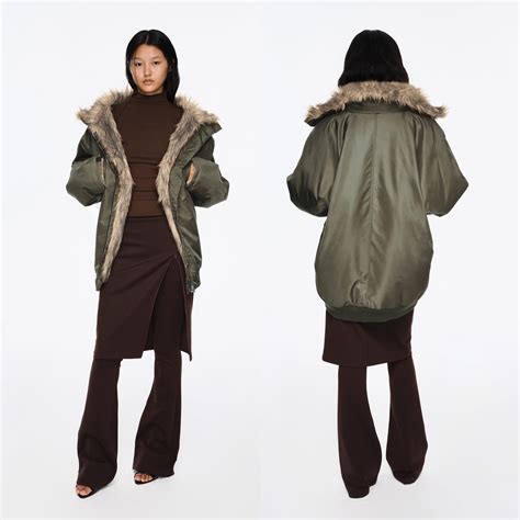 The Oversized Shearling Lined Bomber Jacket Rarely Alike