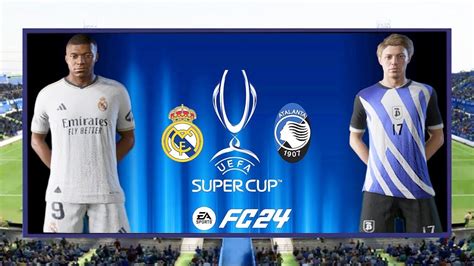 Real Madrid Vs Atalanta BC UEFA SUPER CUP 2024 Ft Kylian Mbappe