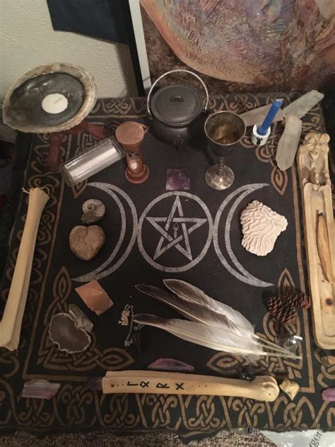 Finally Got My Altar Set Up Just The Way I Like It Pagan Witch Room Wiccan Crafts