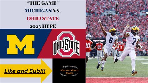 The Game Michigan Vs Ohio State A Football Legacy 2023 HYPE YouTube