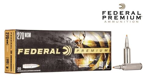 Federal Premium Trophy Bonded Tip Wsm Gr Ammunitions Londero