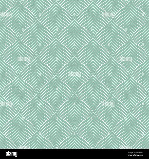 The Geometric Pattern With Lines Seamless Vector Background Green