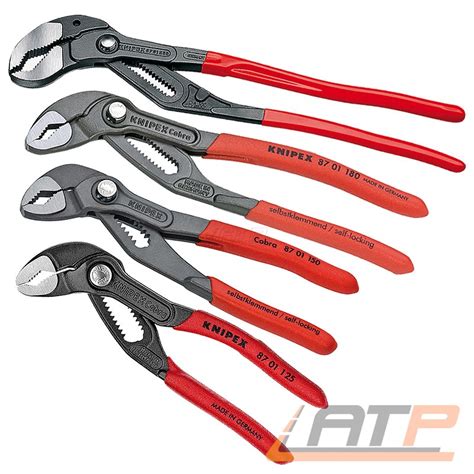 KNIPEX COBRA WASSERPUMPEN ZANGE ZANGEN SCHLÜSSEL KLEMPNER 125 150 180