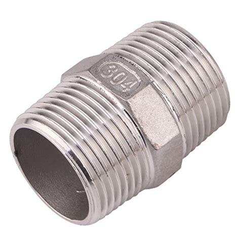 Hex Nipple Inch Male Npt Derpipe Stainless Steel Threaded Pipe