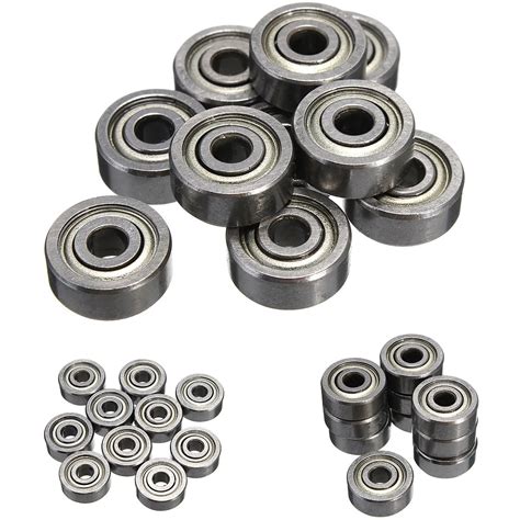 10PCS Set 623ZZ Bearing ABEC 5 3x10x4mm Double Shielded Miniature 623