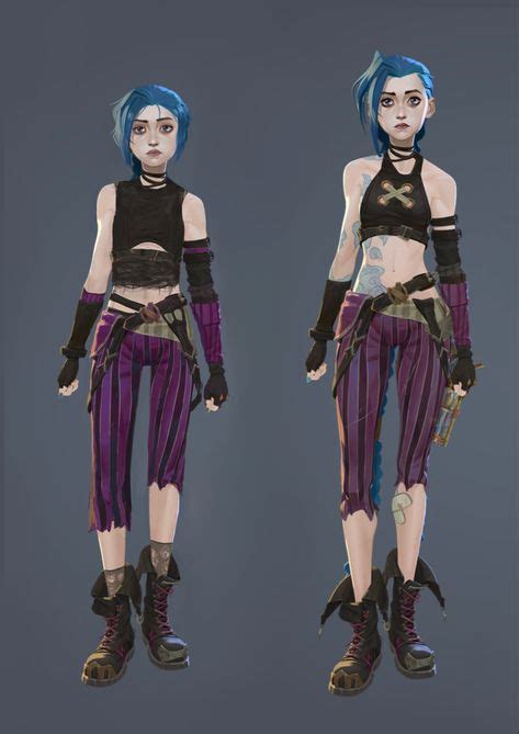 Jinx Arcane Outfit Dti