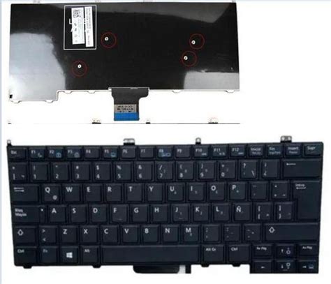 Teclado Dell Latitude E7440 E7420 Negro Español