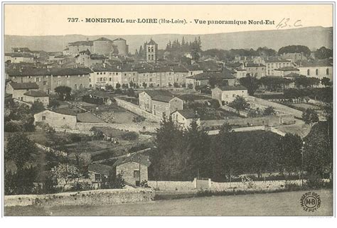 Monistrol Sur Loire Vue De Gournier Carte Postale Ancienne Et Vue D