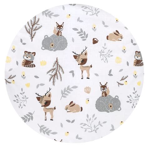 Aparatoare Cu Panglici Pentru Patut 120x60 Cm Forest Frie Bebe Tei