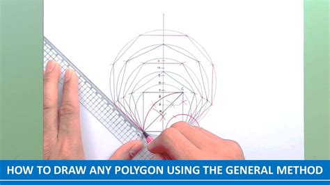 How To Draw Any Polygon Using The General Method For Drawing Regular