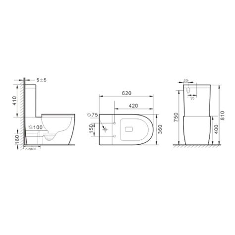 Stand WC Kombination Randlos KB6089 299 90