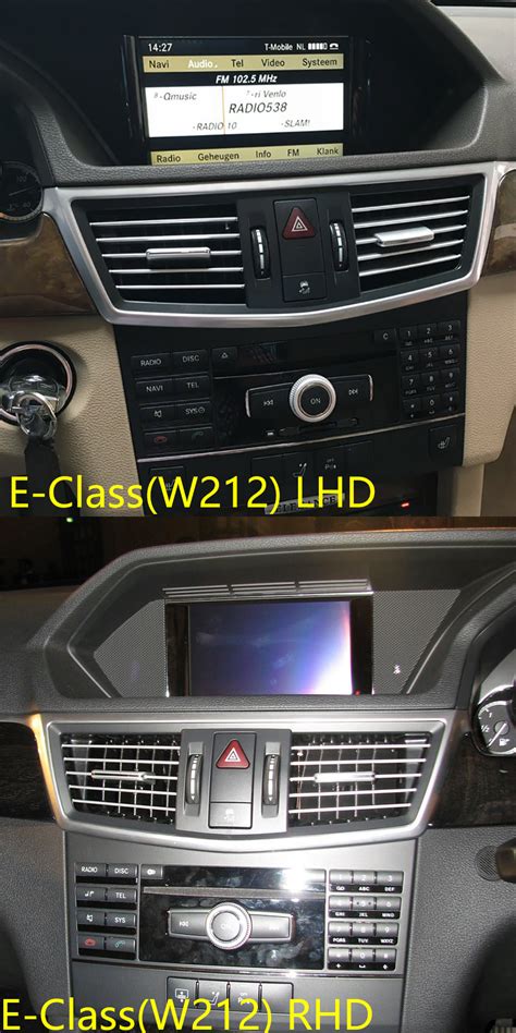 Mercedes Benz E W212 LHD Aftermarket Radio Upgrade