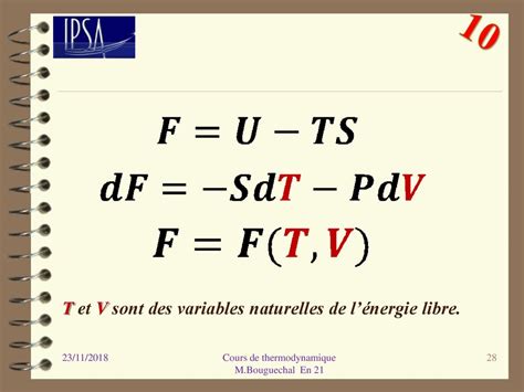 Cours De Thermodynamique Module En Ppt T L Charger