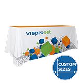 Custom Tablecloths | Trade Show Table Covers | Free Shipping