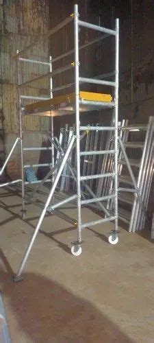 Mild Steel Silver Scaffold Tower Ladder At Piece In Thane Id