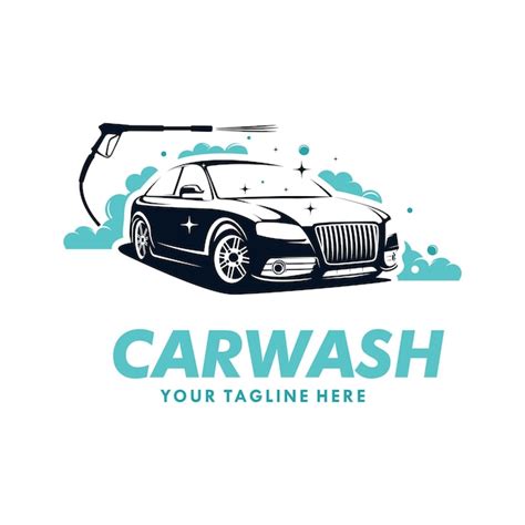 Premium Vector Car Wash Logo Design Vector Template