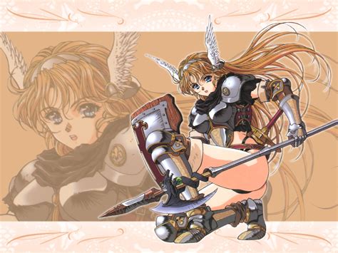 Safebooru 1girl Armored Boots Blonde Hair Blue Eyes Boots Breastplate Gauntlets Head Wings