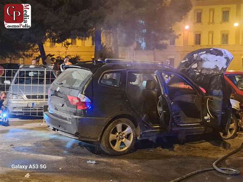 Taranto Auto In Fiamme In Via Giusti Cosmopolis