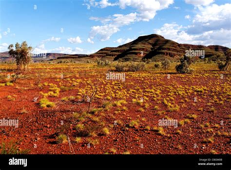 Australian Outback Landscape Pilbara Western Australia Stock Photo Alamy