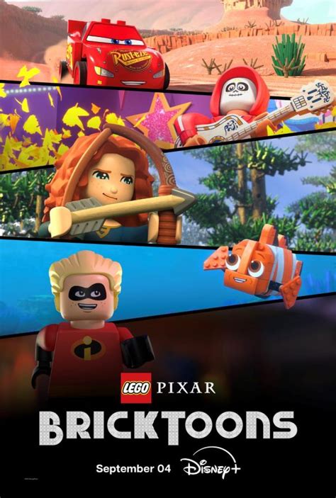 دانلود انیمیشن شخصیت های لگویی پیکسار Lego Pixar Bricktoons 2024 فیلمو