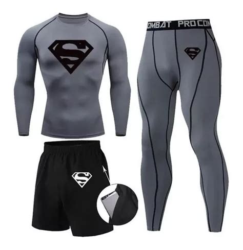 Conjunto Deportivo Super Heroes Superman Compresi N Piezas Meses