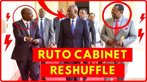 The Secret Agenda Behind William Rutos Cabinet Reshuffle A Curious