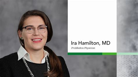 Promedica Physicians Ira Hamilton Md Youtube