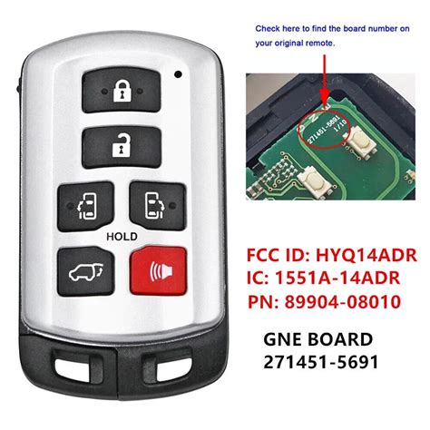 Keyecu Smart New Keyless Entry Remote Key Fob Button Mhz Id