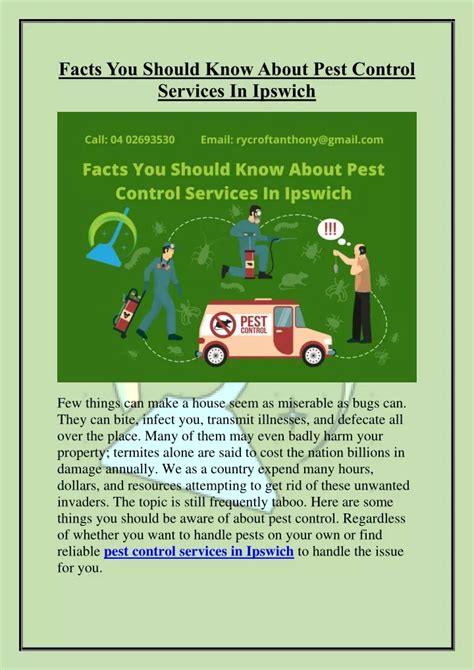 PPT Facts You Should Know About Pest Control Services In Ipswich