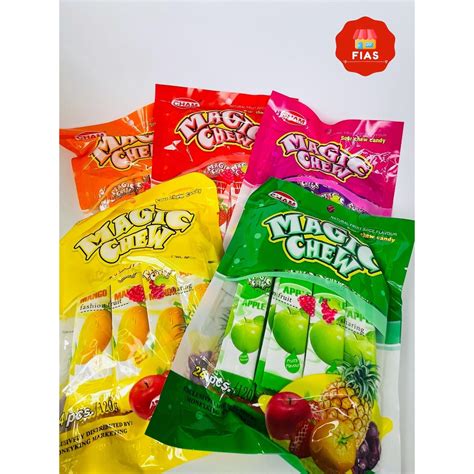 24 Pieces Magic Chew Sour Chew Candy Gummy Paninda Shopee Philippines