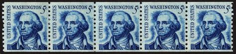 Us Mnh Vf Cent Washington Coil Strip Of United States