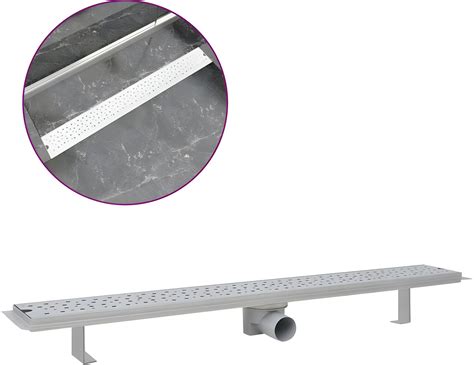 Drain de douche linéaire 93 cm acier inoxydable drain de plancher 02