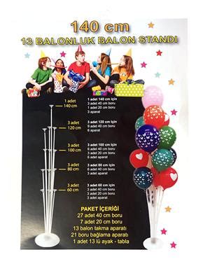 Ayaklı Balon Standı 13 lü 140 Cm