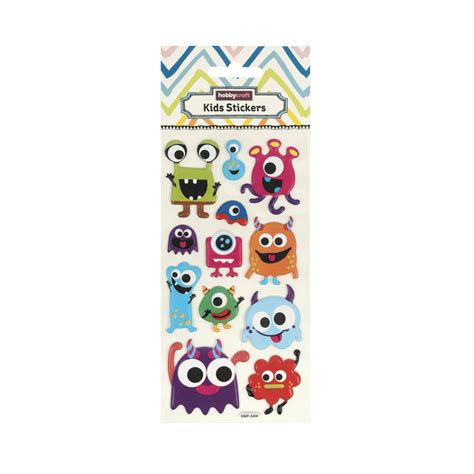 Monster Gel Stickers | Hobbycraft