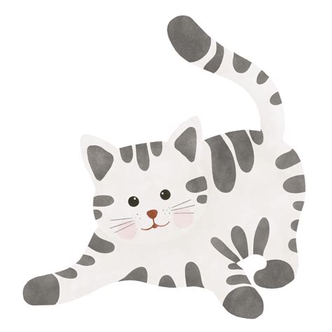 Cute Cartoon Cat Illustration 25347168 Png