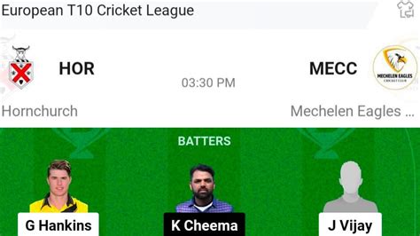 Hor Vs Mecc Dream Hor Vs Mecc Dream Prediction Hor Vs Mecc