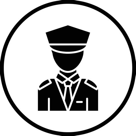 Security Guard Vector Icon Design 22801995 Vector Art At Vecteezy