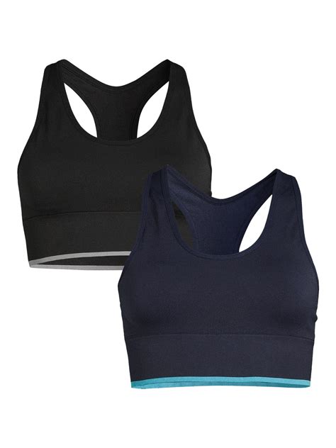 Avia Womens Seamless Racerback Bra 2 Pack