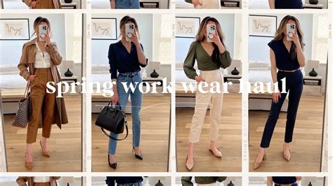 Spring Work Wear Haul Spring Work Outfits 2022 Business Casual Work