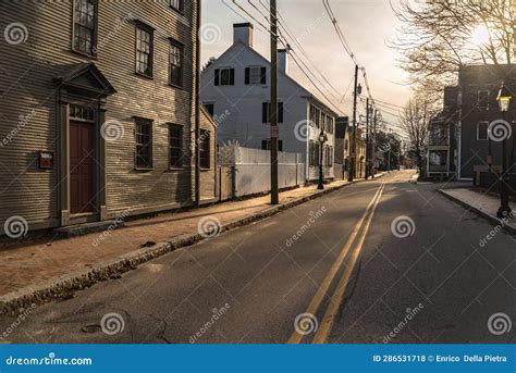 Old Buildings in the City of Porthsmouth NH, USA Stock Photo - Image of ...