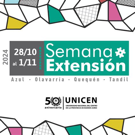 Semana de la Extensión convocatoria a experiencias extensionistas UNICEN